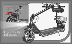TOOINS M2 Electric Scooter with Seat