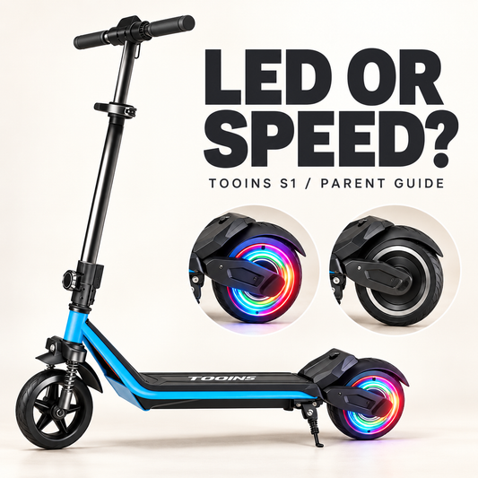 TOOINS S1 LED wheel versus speed wheel parent guide
