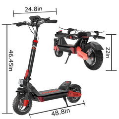 TOOINS X1 1200W Electric Scooter with Seat