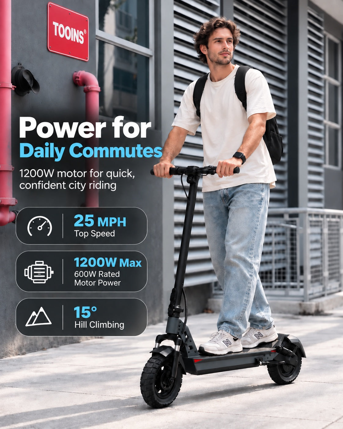 POWER FOR DAILY COMMUTES